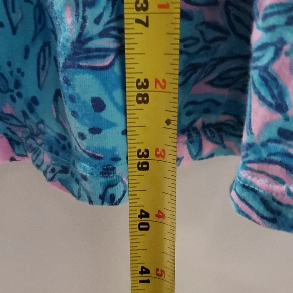 Lilly Pulitzer Collins Tank Dress Size Medium Knee Length Blue Pink - Picture 13 of 14